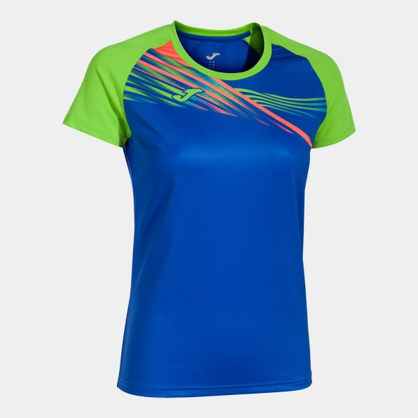 ELITE X SHORT SLEEVE T-SHIRT krátke tričko azúrová fluo zelená L