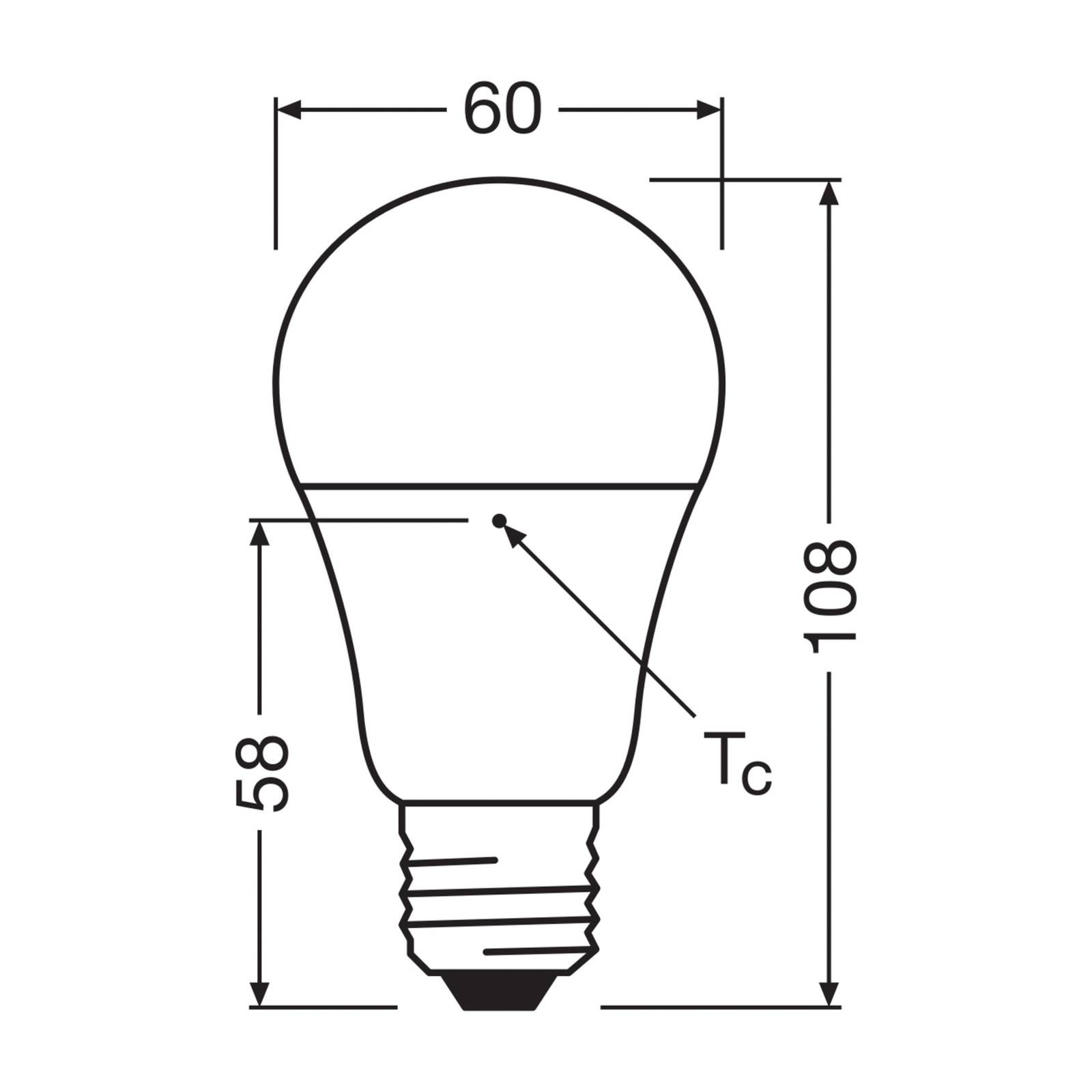 Žiarovka OSRAM LED Relax/Active/Sleep E27 8,8 W matná 827/840