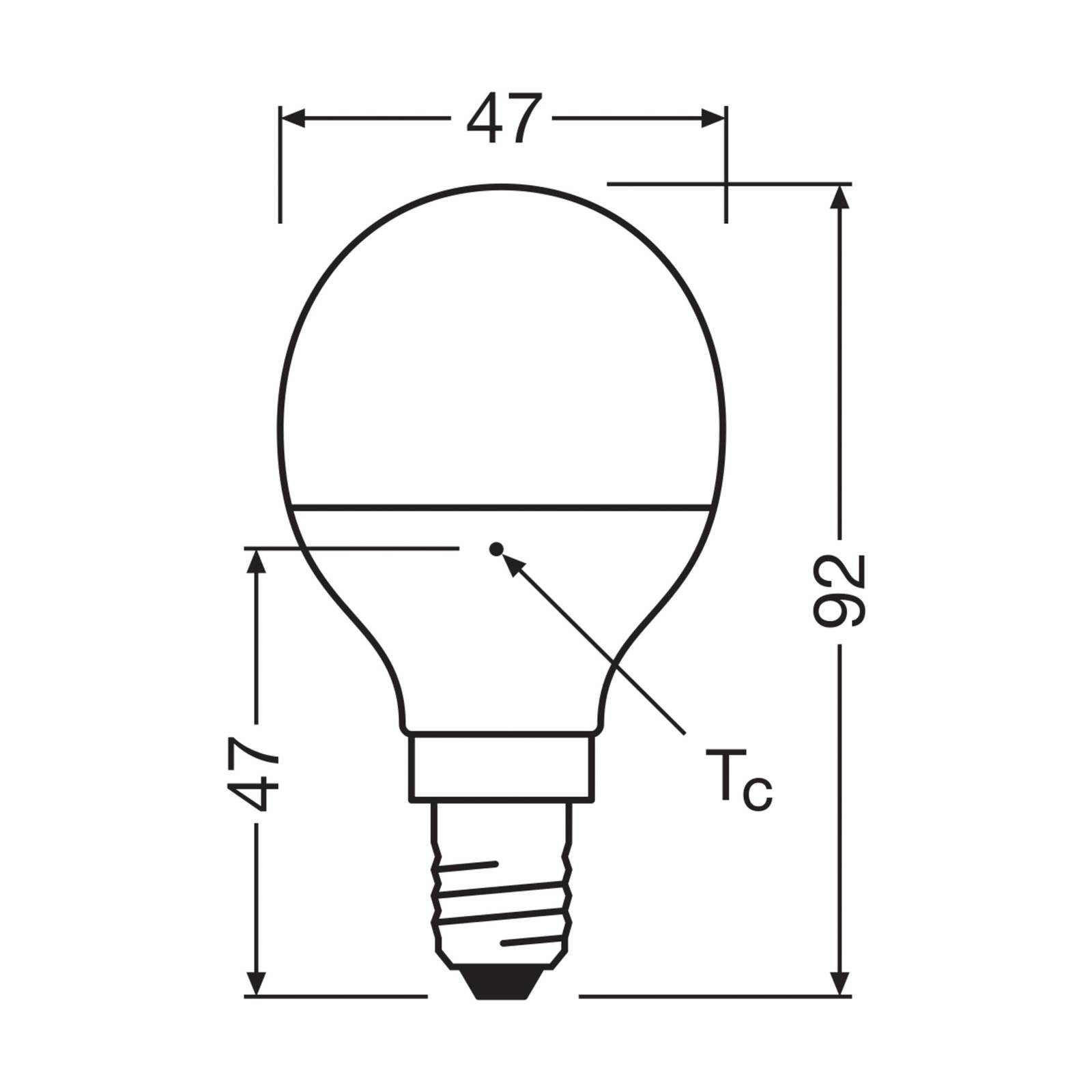 OSRAM LED Relax/Active/Sleep kvapky E14 4,9W matné 827/840