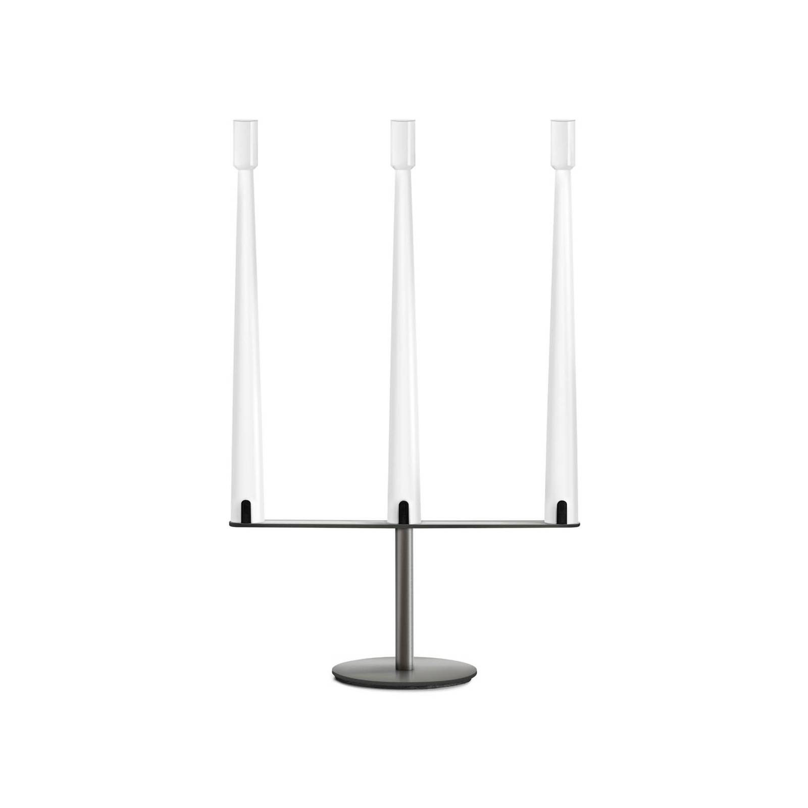 Nabíjateľná stolová lampa Nemo Sorrento LED, biela, 3 svetlá, USB