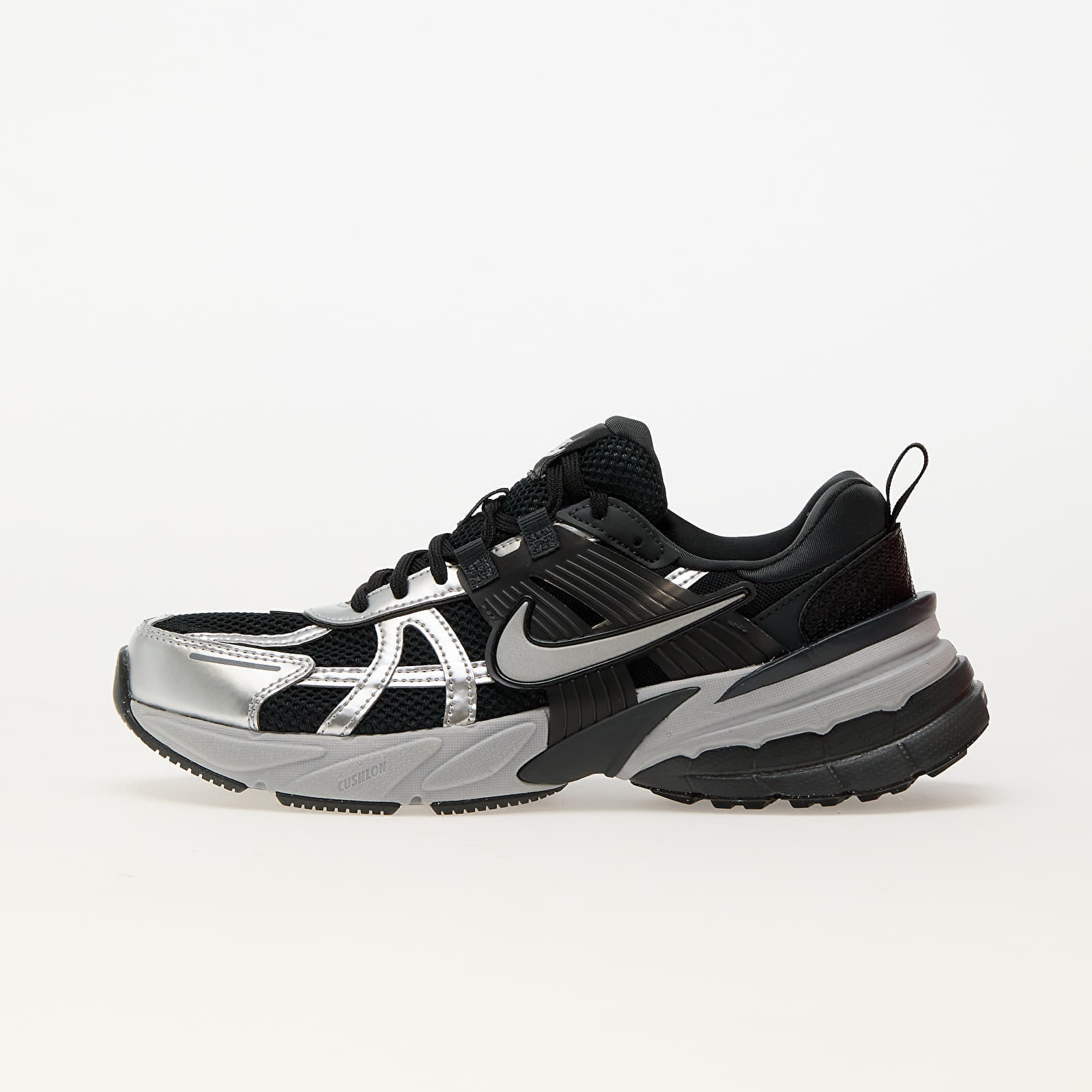 Tenisky Nike W V2K Run Black/ Metallic Silver-Anthracite EUR 40