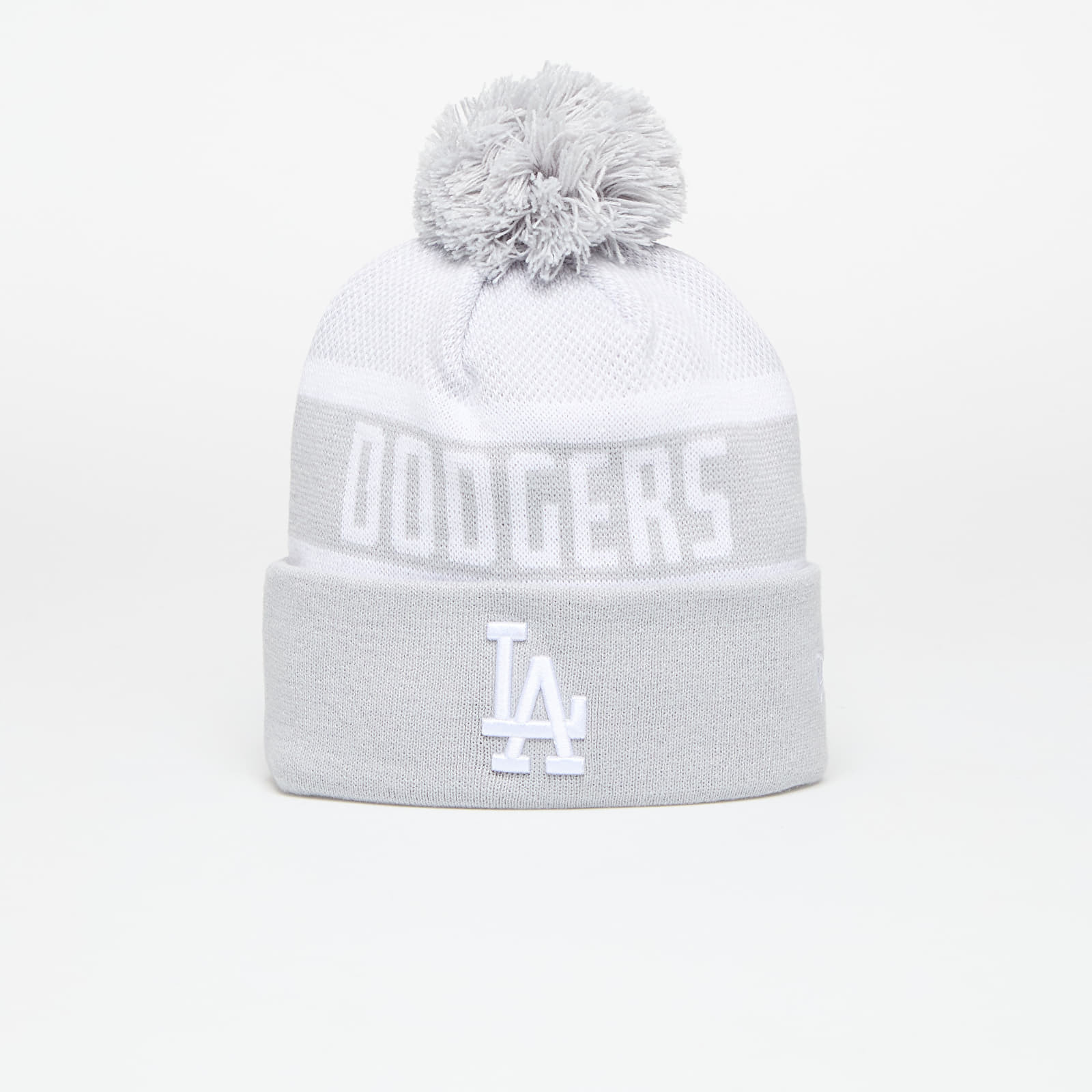 New Era Los Angeles Dodgers Knit Medium MLB Jake Cuff Beanie Dolphin Gray Universal