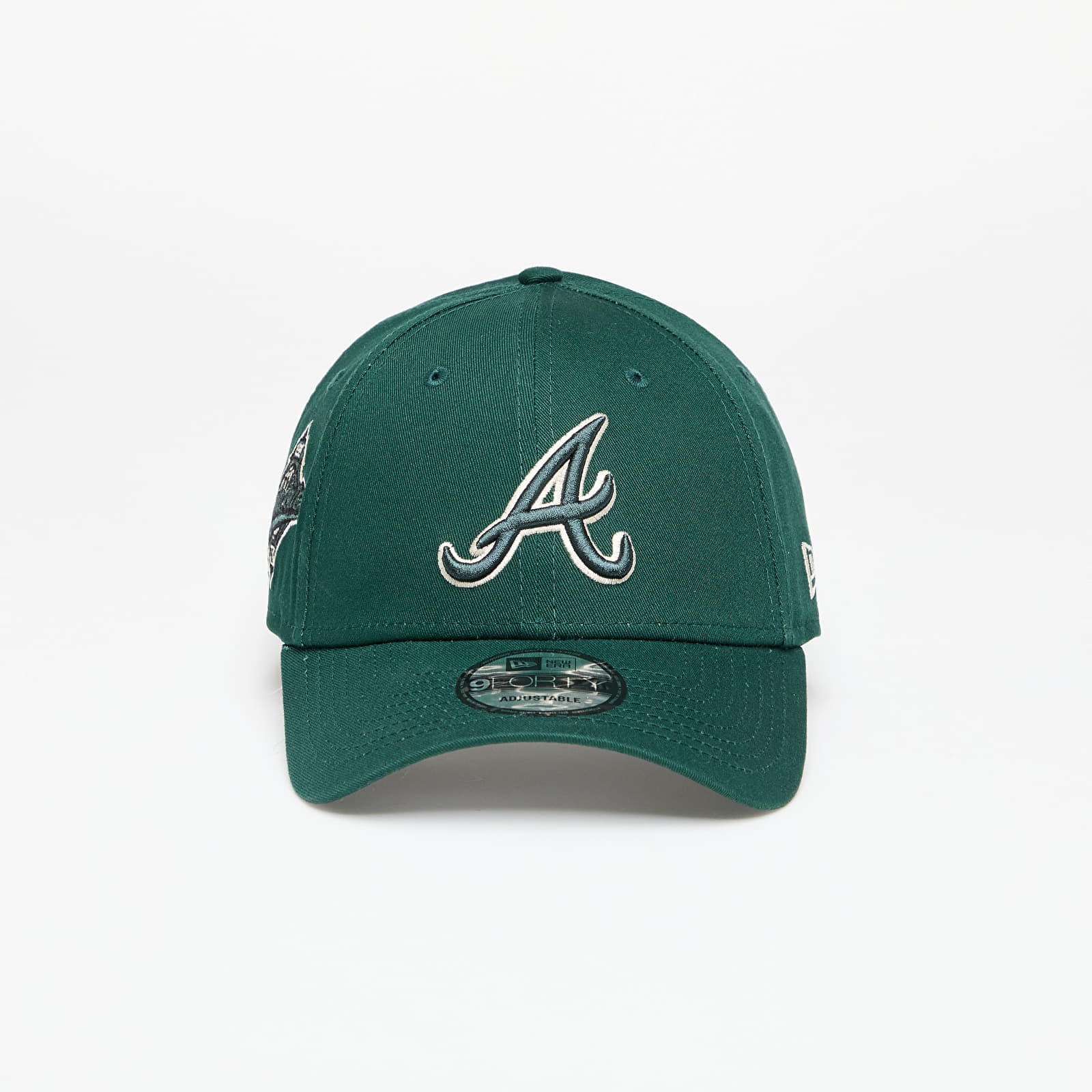 Šiltovka New Era Atlanta Braves MLB Seasonal Ws 9FORTY Adjustable Cap Dark Green Universal
