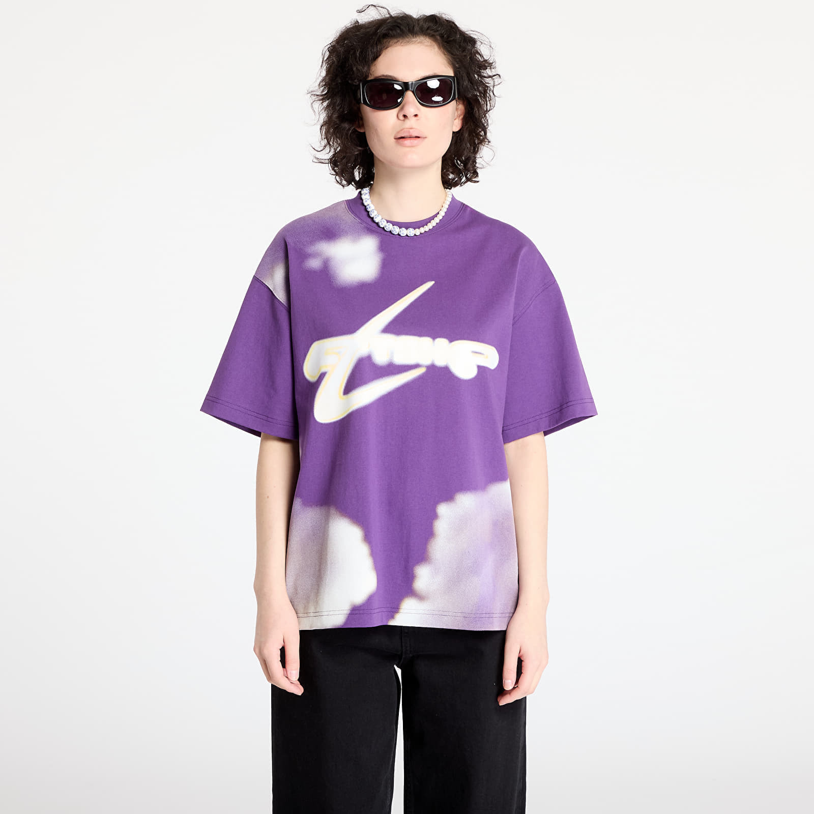 Tričko Walking Art By FTSHP T-Shirt UNISEX Purple Clouds XS