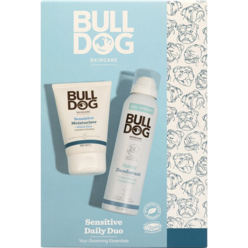 Bulldog Sensitive Duo darčeková sada (na telo a tvár) pre mužov