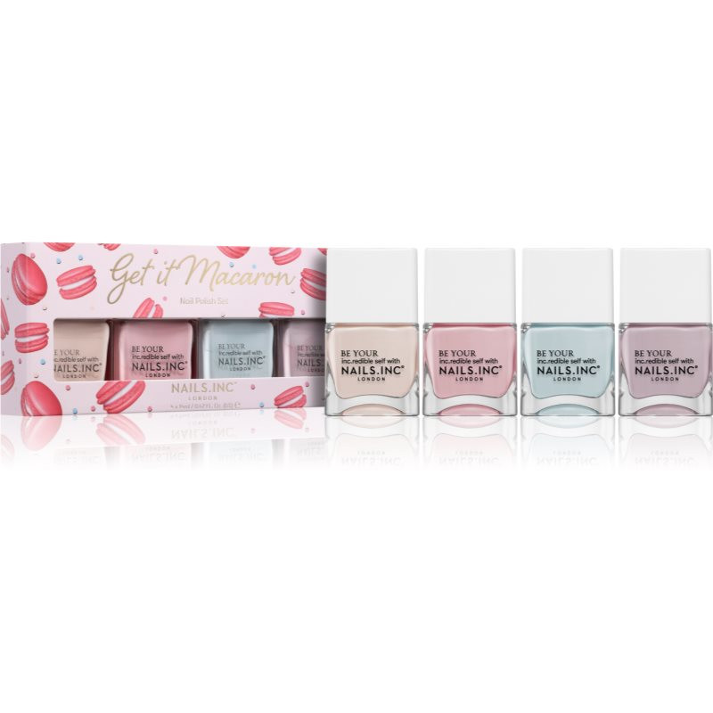 Nails Inc. Get It Macaron sada lakov na nechty