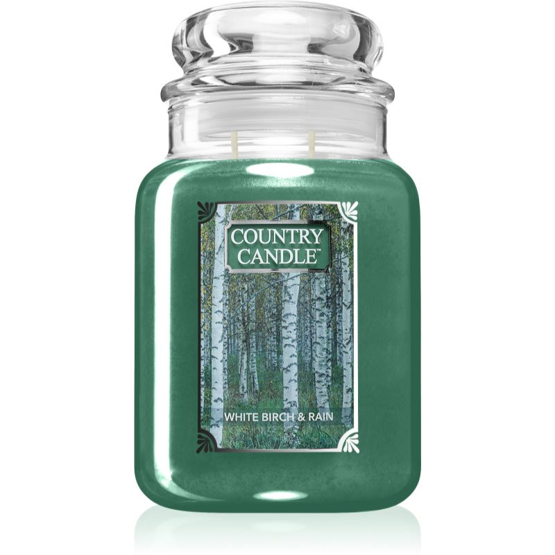Country Candle White Birch & Rain vonná sviečka 737 g