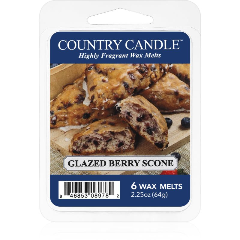 Country Candle Glazed Berry Scones vosk do aromalampy 64 g