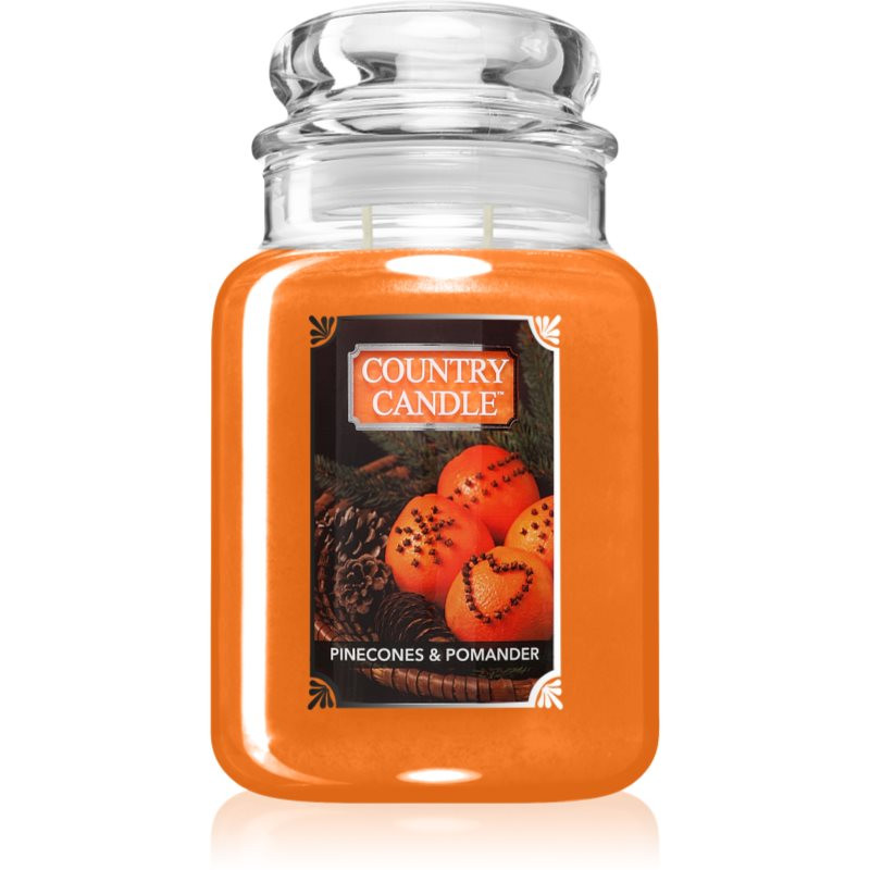 Country Candle Pinecone & Pomander vonná sviečka 737 g