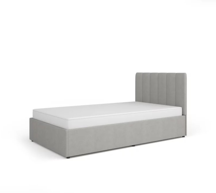 Dolmar Posteľ MORASS MO12 | sivá 120 x 200 cm