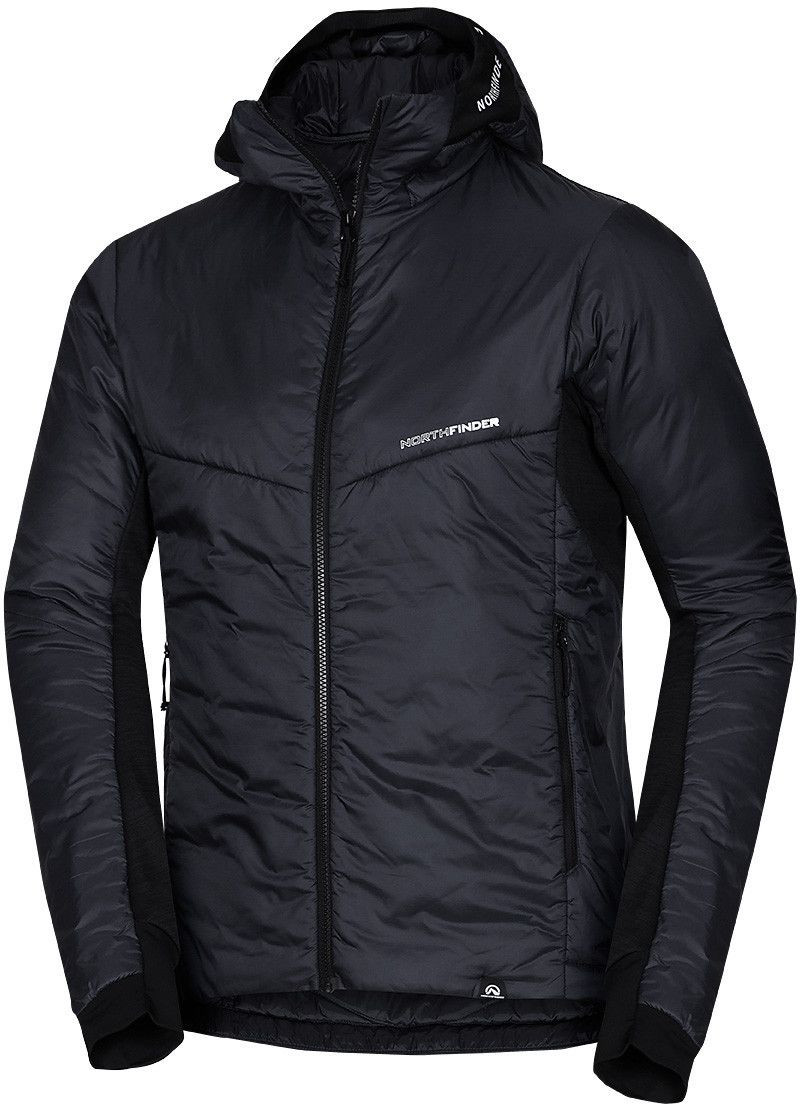 Northfinder Pánska outdoorová hybridná bunda Primaloft® FERDINANDO black Veľkosť: M