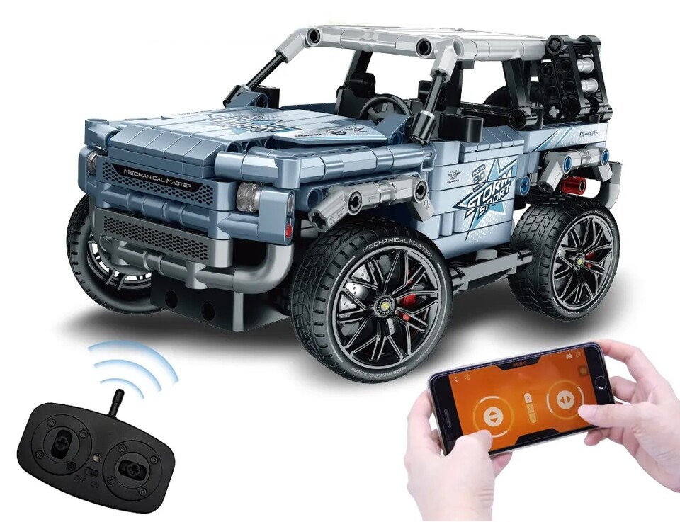 Auto Rover RC mechanická stavebnica 503 dielikov