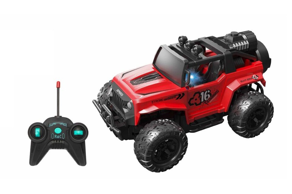 Auto terénne dymiace RC na diaľkové ovládanie 24 cm - náhodná