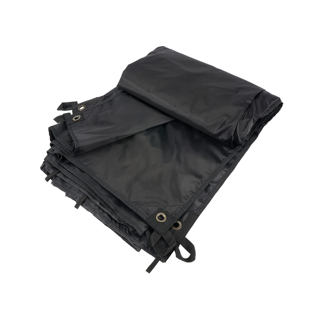 Nepremokavá plachta s okami Brandit Premium Tarp 3x4 m - čierna