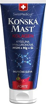 HERBAMEDICUS Konská Masť s Kolagénom Forte Hrejivá 200 ml