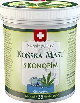 HERBAMEDICUS Konská Masť s Konopami Chladivá 250 ml