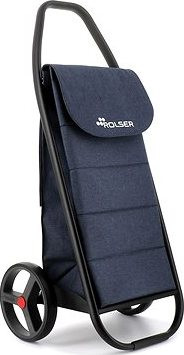 Rolser Com Tweed Polar Black Tube Taška na kolieskach modrá