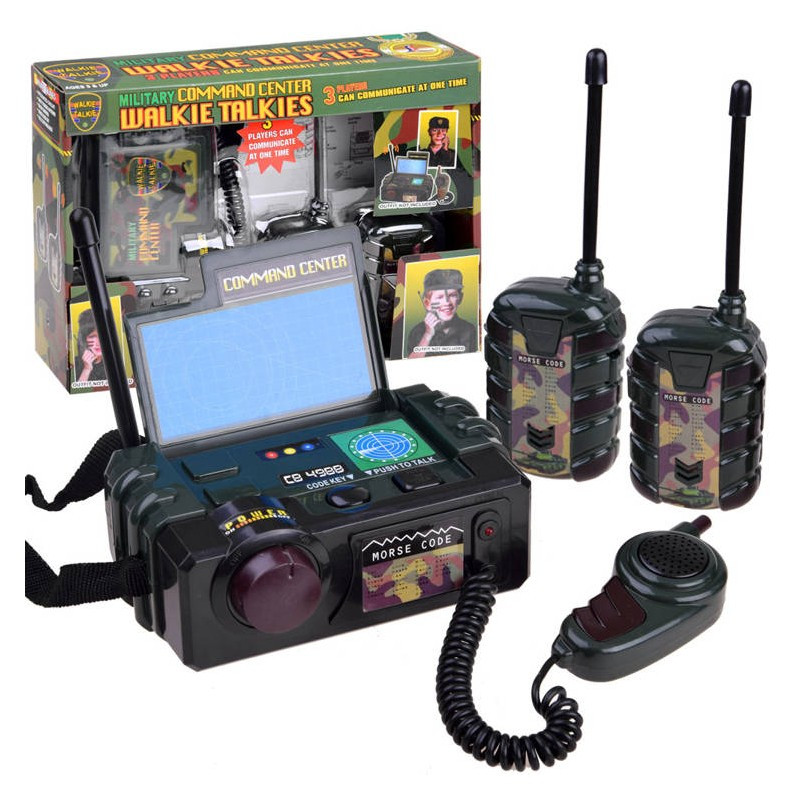 ZA0627 WOJ DR Vysielačky Walkie Talkie - Vojenská sada