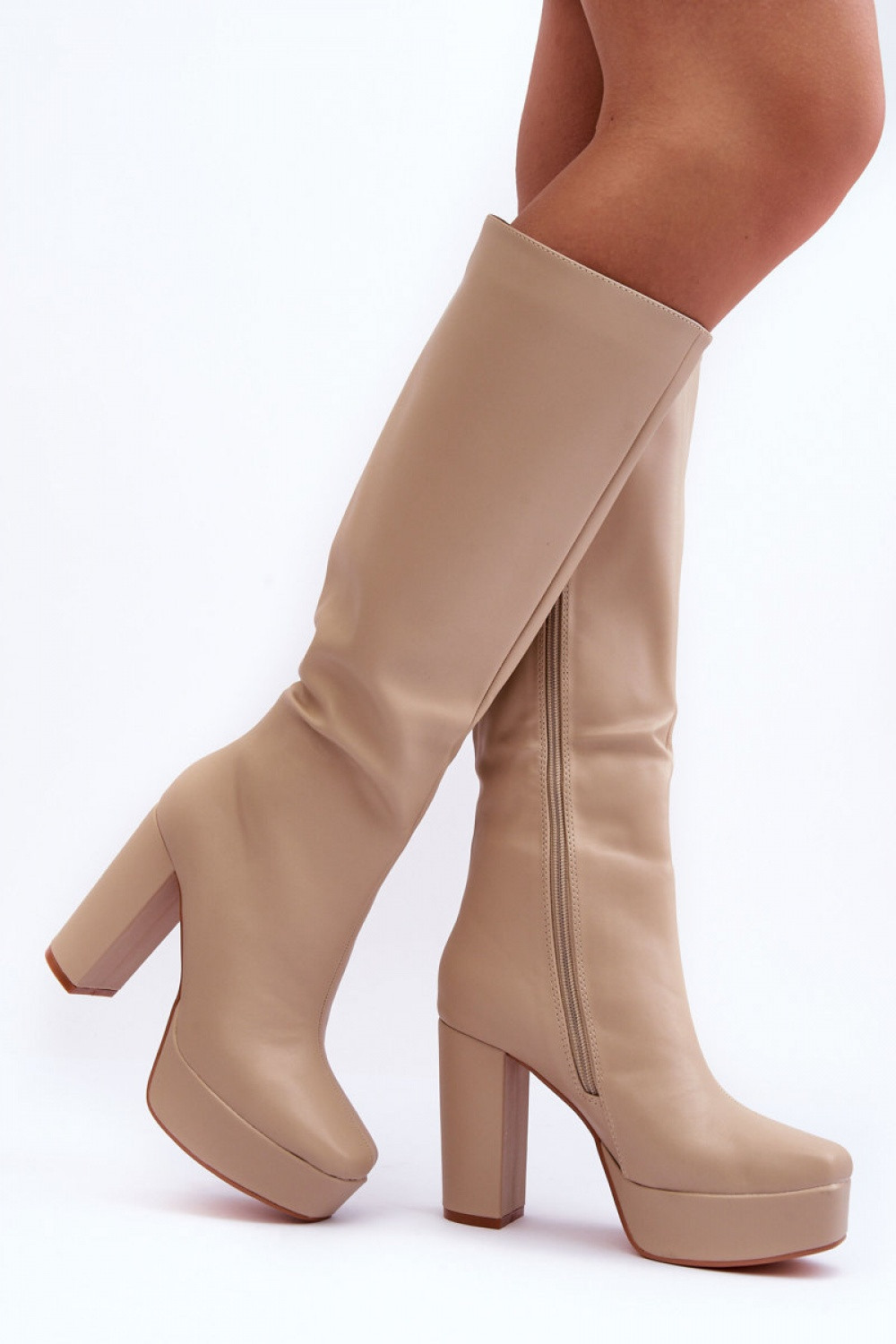 Čižmy na podpätku model 184876 Step in style 40