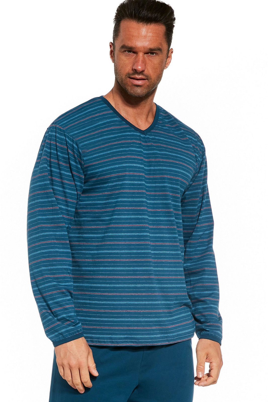 Pánske pyžamo 139/37 Various - CORNETTE tmavě modrá XXL