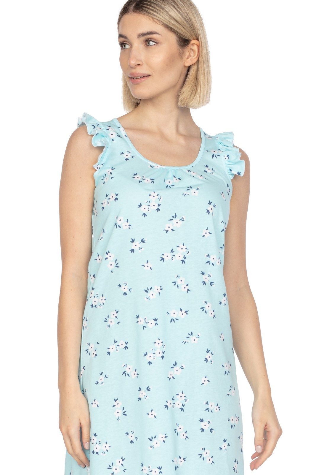 Dámska nočná košeľa Regina 126 sz/r S-XL L24 meruňka L