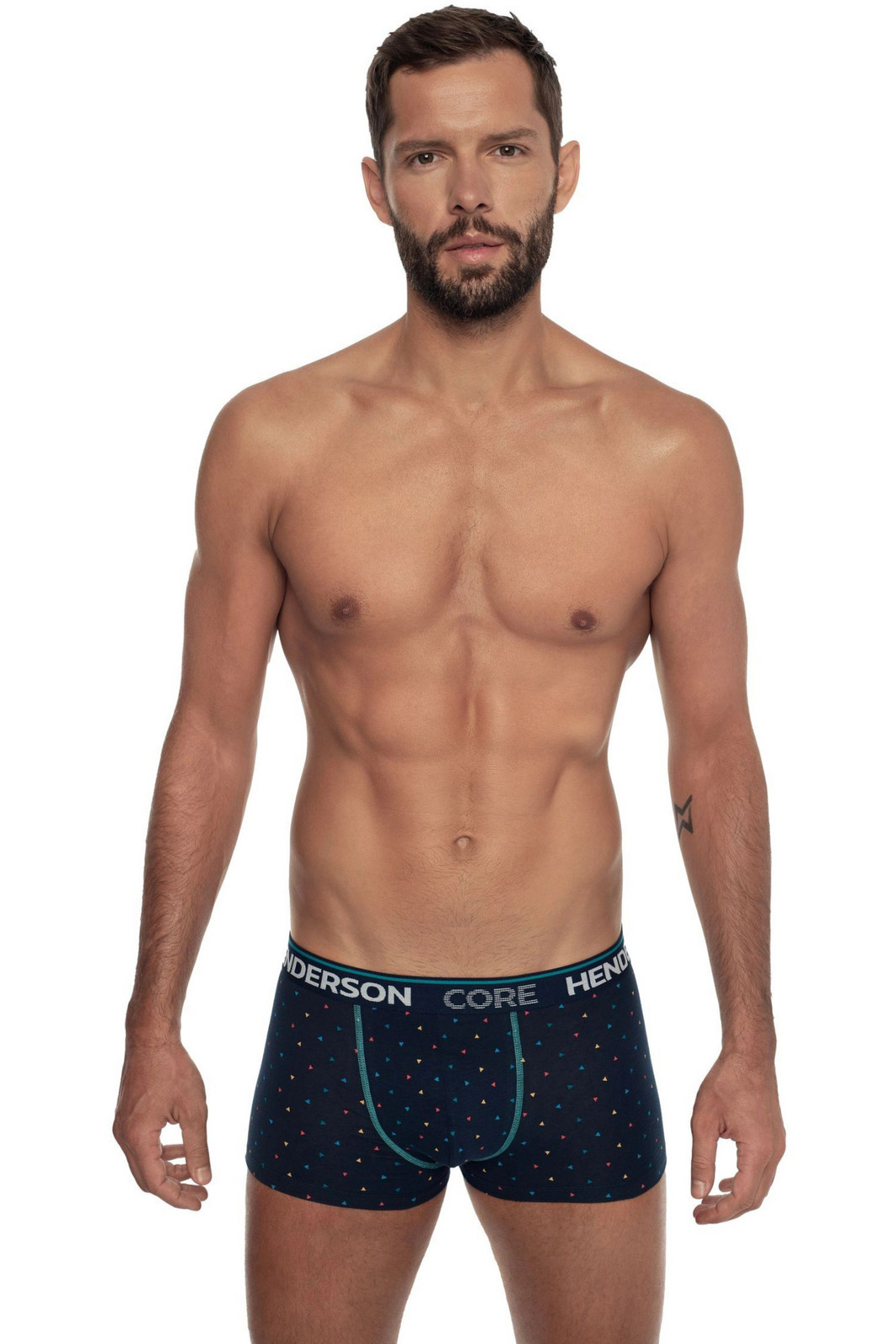 Cash 2-pack boxerky 41272-MLC Námornícka modrá a tyrkysová - Henderson XXL