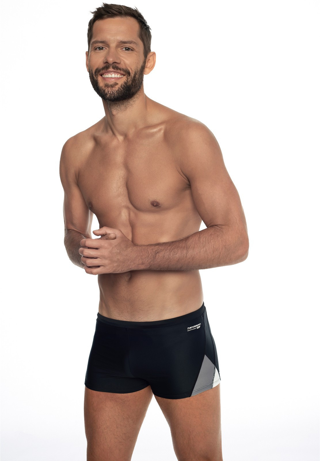Pánske plavky - boxerky Henderson 41318 Zaiju M-3XL černá L