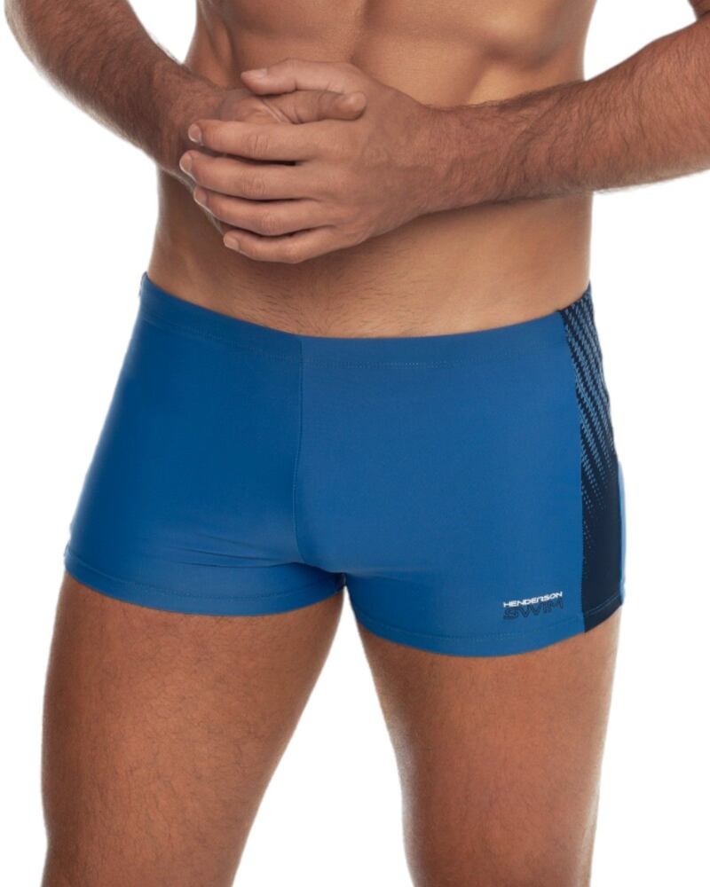 Pánske plavky - boxerky Henderson 41317 Zither M-3XL modrá XXL