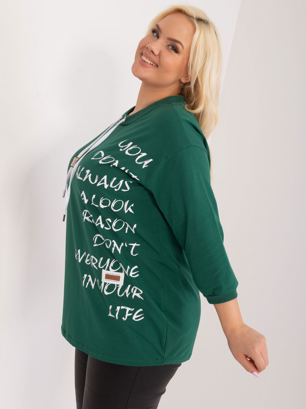 Blúzka RV BZ 9450.36 tmavozelená jedna velikost