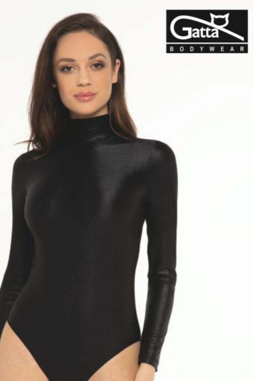 Dámske body s rolákom GOLF BLACK BRILLANT černá S