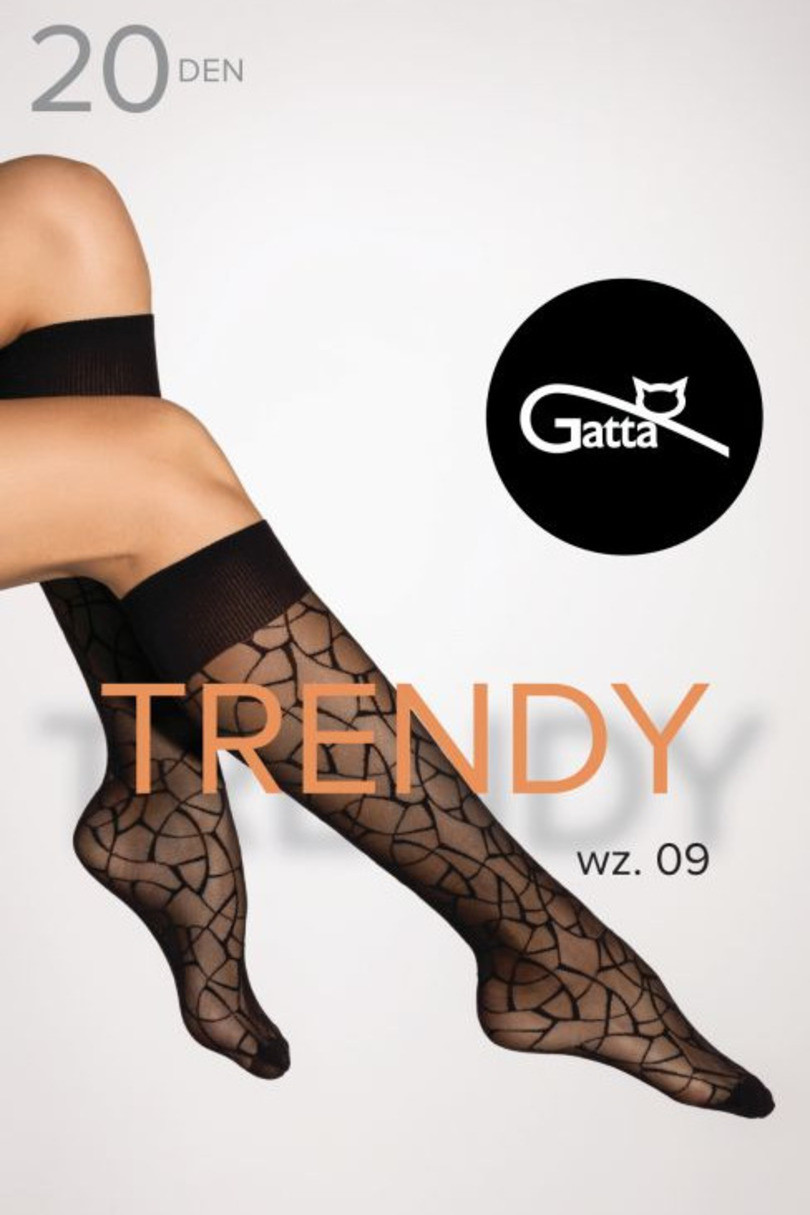 Dámske podkolienky TRENDYLINE KNEE SOCKS 12 nero UNI