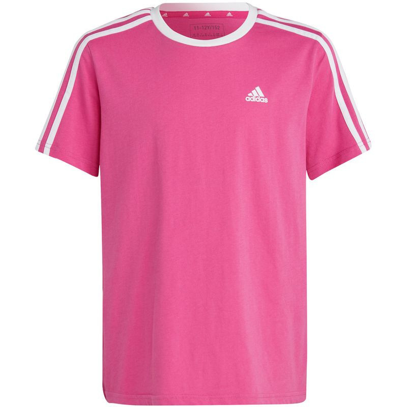 Adidas Essentials 3-Stripes Cotton Loose Fit Boyfriend Tee Jr IC3639 152CM