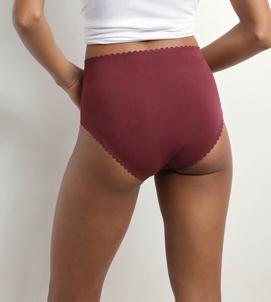 Dámske boxerky 2ks DIM BODY TOUCH HIGHWAIST BRIEF - DIM - fialové M