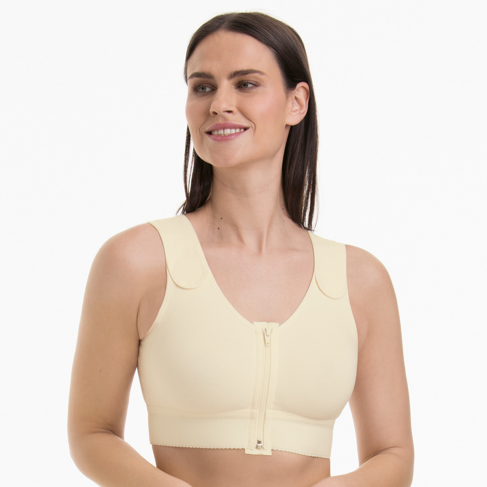 Kompresná podprsenka Valencia obojstranná, zapínanie vpredu 1194X champagne - Anita Care 047 šampaň 90D