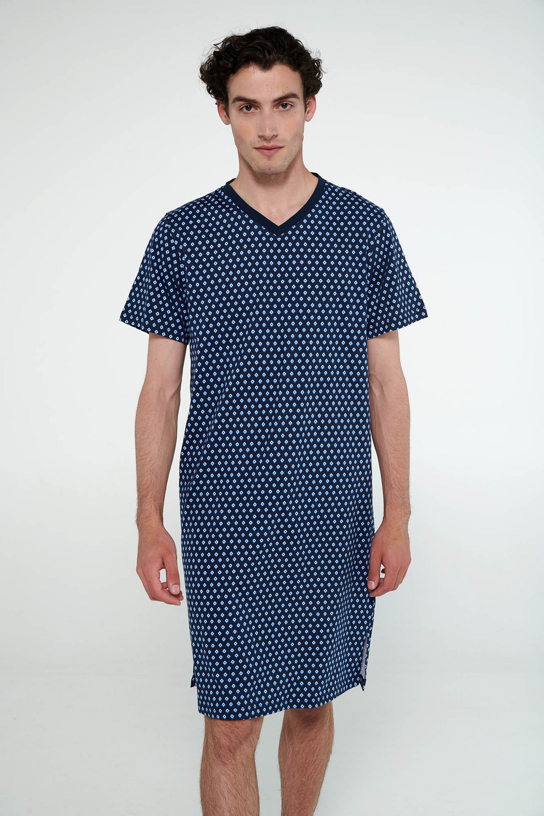 Vamp - Nočná košeľa s krátkym rukávom 20673 - Vamp blue M