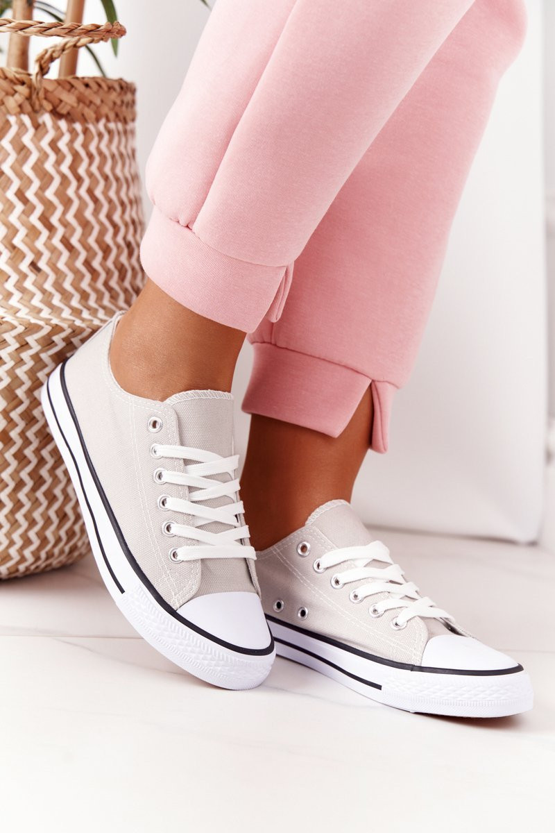 Dámské Klasické Tenisky Šedé Omerta 38