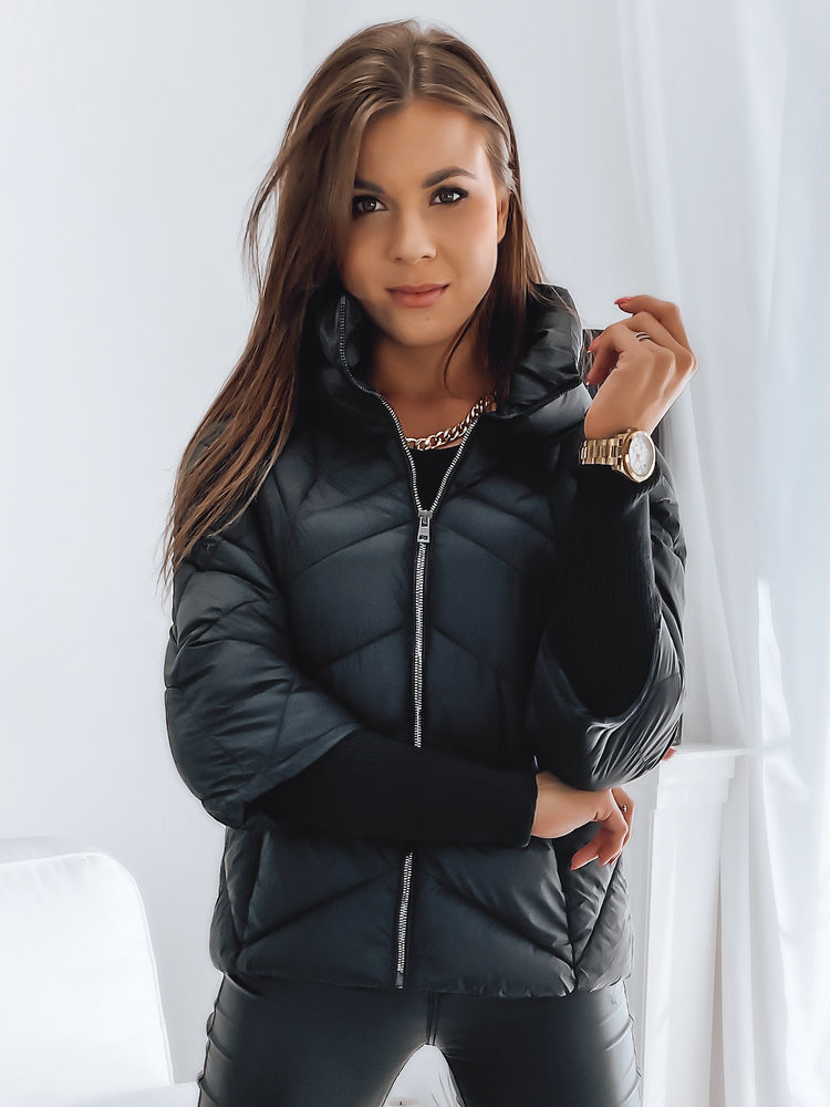 INESS dámská bunda černá Dstreet TY3141 S
