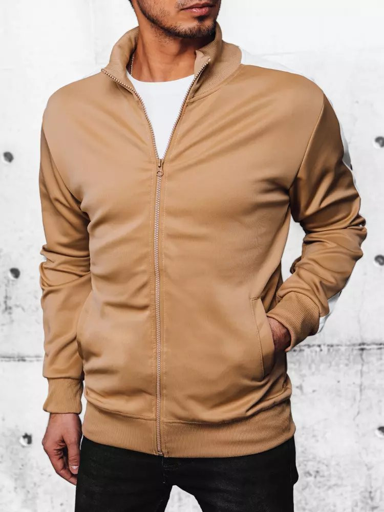 Pánská mikina khaki Dstreet BX5564 M