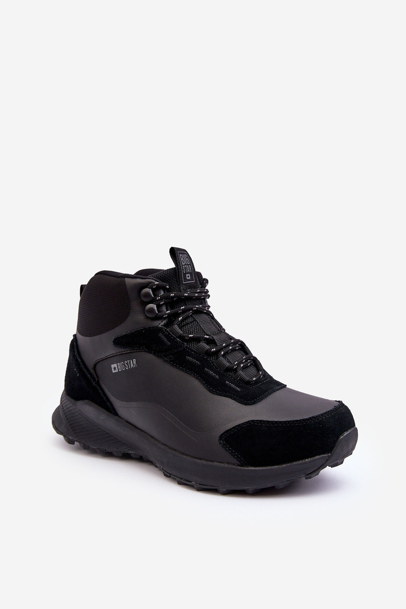 Pánské zateplené trekingové boty Black Big Star 42