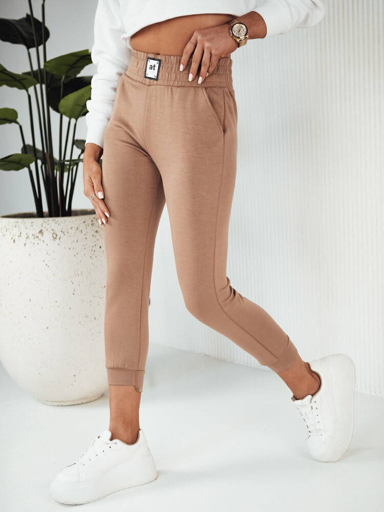 LOREN dámské tepláky, camel, Dstreet UY1827 L / XL