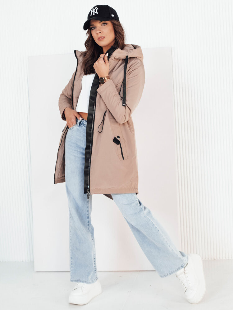 GROLIN khaki dámská bunda parka Dstreet TY4173 S