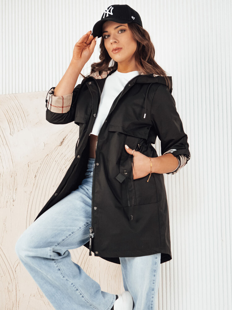 Dámská bunda parka VERDU černá Dstreet TY4226 S