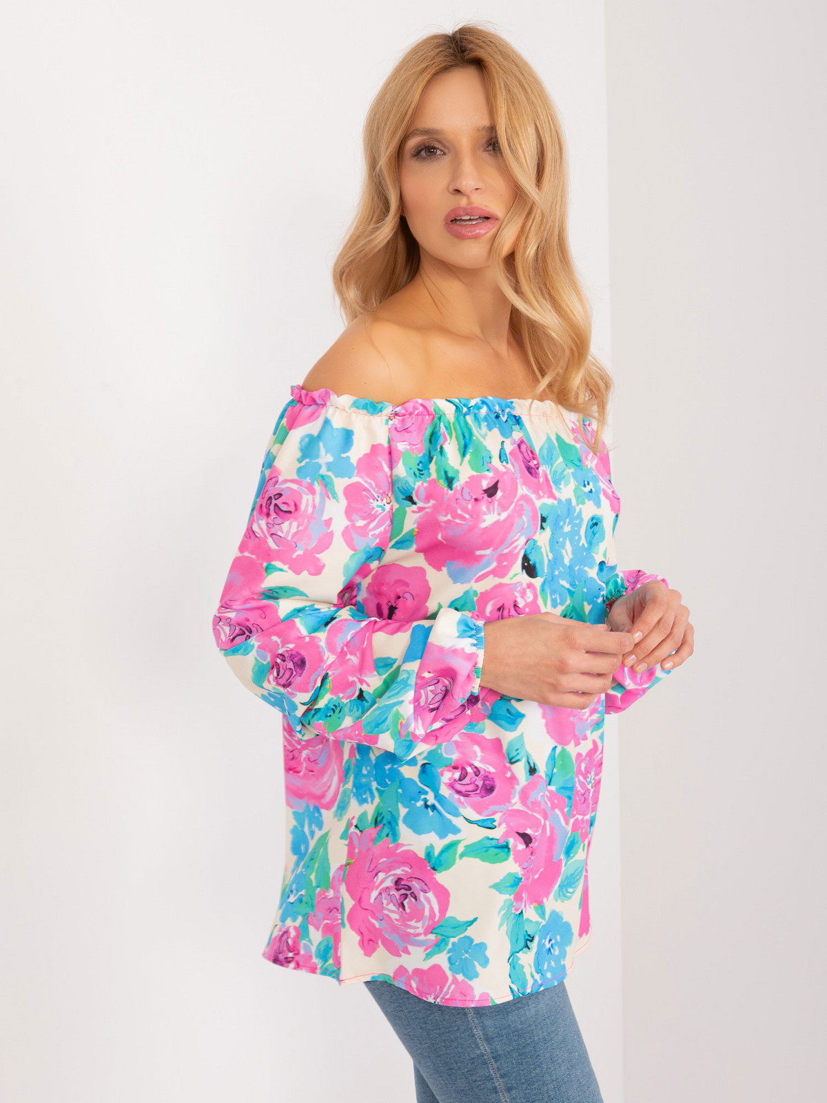 Blúzka WN BZ 8281.59 modrá S/M