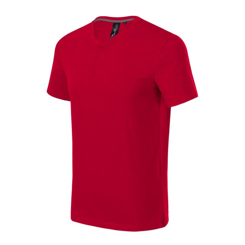 Malfini Action Tričko s výstrihom do V M MLI-70071 design red pre mužov 2XL