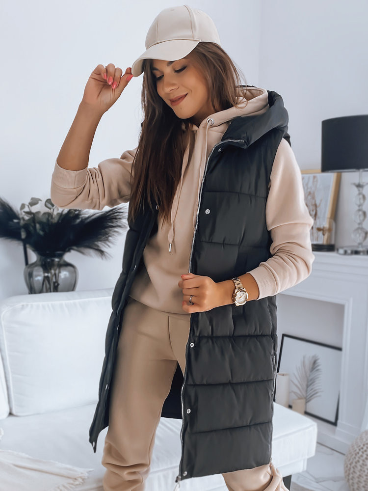 Dámská prošívaná vesta NOELIA černá Dstreet TY3134 S