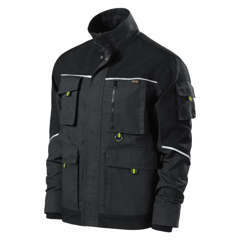 Rimeck pánska bunda Ranger M MLI-W5394 ebony grey 60/62