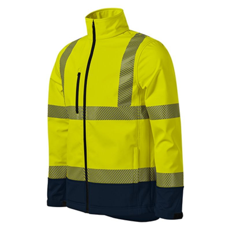 Pánska bunda Rimeck HV Drop M MLI-5V397 žltá fluorescenčná 4XL