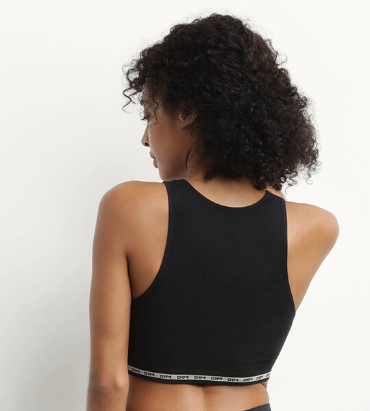 Dámsky top DIM ICONS WIREFREE CROP TOP - DIM - čierny S