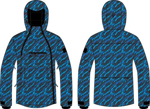 Pánská lyžařská bunda s membránou ptx ALPINE PRO GHAD electric blue lemonade varianta pa M