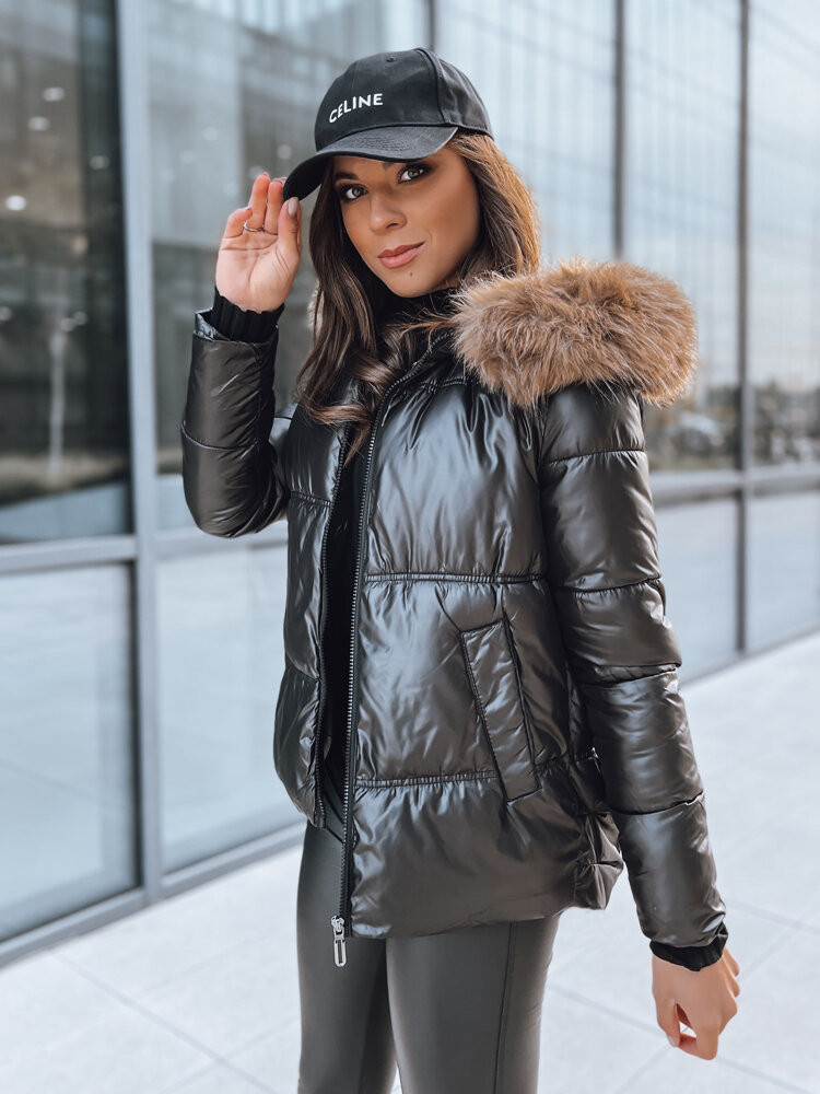 Dámská prošívaná zimní bunda SPARKLE černá Dstreet TY3953 S